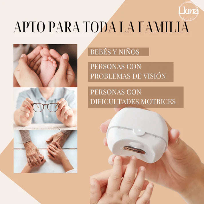 Corta uñas eléctrico